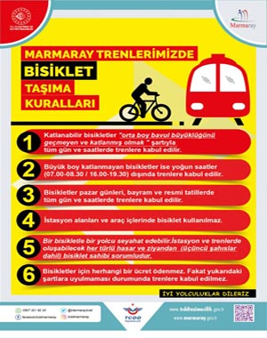 Marmaray Bisiklet Taşımaları