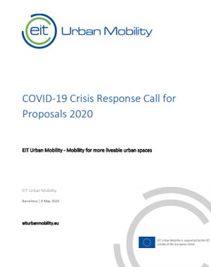 EIT Kentsel Ulaşım COVID-19 Çağrısı