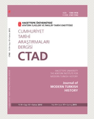 Hacettepe Üniversitesi: CTAD - Cumhuriyet Tarihi Araştırmaları Dergisi